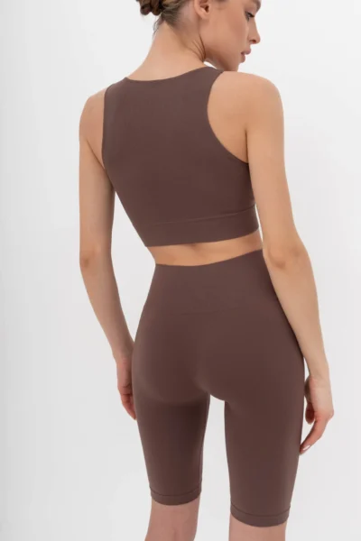 Crop Top Comfort / Coffee - Obrázek 3